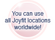全国のJOYFITが利用可能
