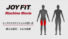 レッグエクステンションの使い方