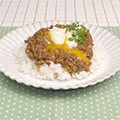 れんこんとりんごのキーマカレー（レンジ）