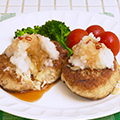 糖質オフのチキンハンバーグ