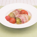 ロールキャベツの豆乳スープ煮