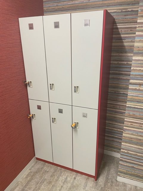 鍵付き無料レディース専用ロッカー